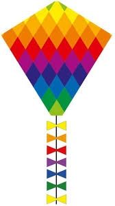 HQ Kites Eddy Rainbow Patchwork Kite, Variant: HQK102106