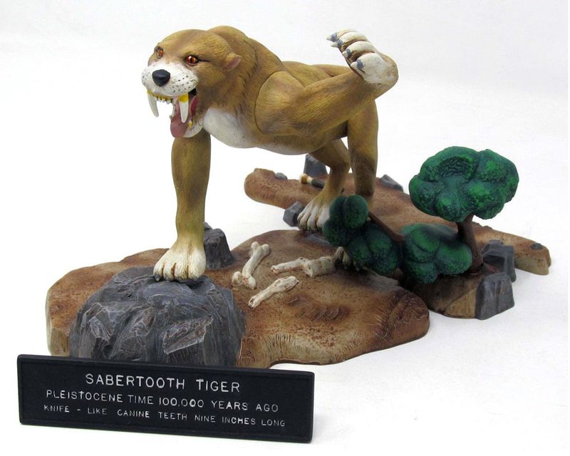 Atlantis Models Prehistoric Scenes Saber Tooth Tiger