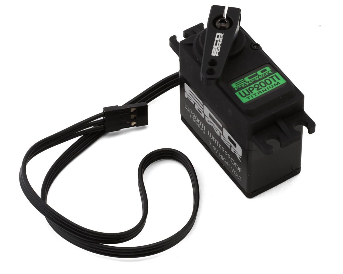 EcoPower WP200T-TI Waterproof High Torque Titanium Gear Brushless Servo, Variant: ECP-200T-TI