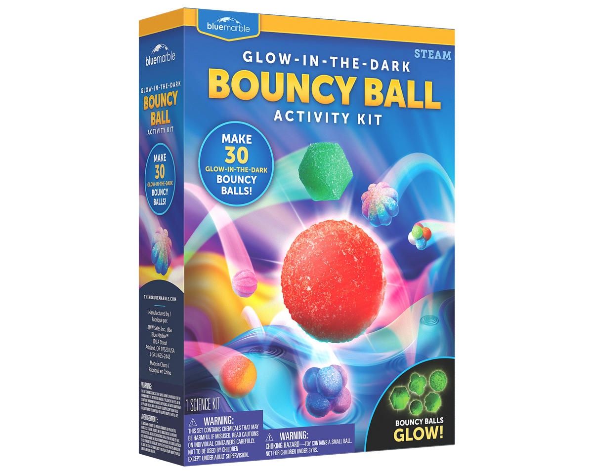 Blue Marble Glow-in-the-Dark Bouncy Ball Activity Kit, Variant: DWDRBBALLKIT30