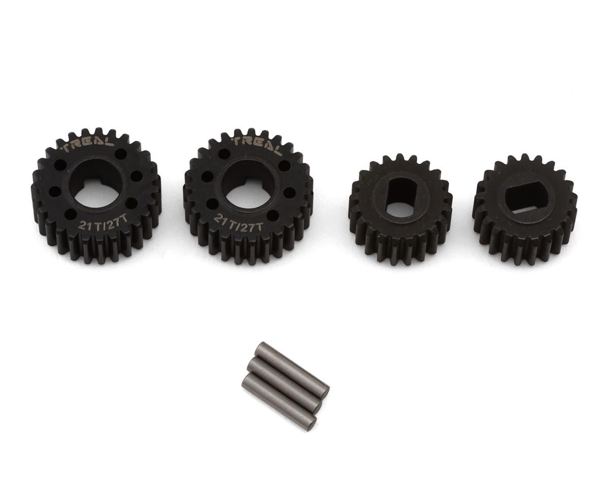 Treal Hobby Vanquish VRD/VS4-10 Harden Steel Overdrive Portal Gear Set (21T/27T), Variant: TLHVPVRD-17