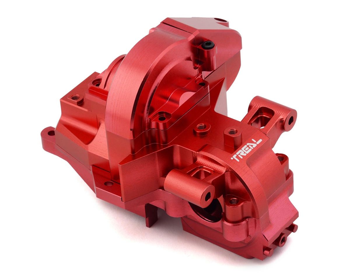 Treal Hobby Aluminum Rear Gearbox Set for Traxxas® Maxx® Slash® (Red), Variant: TLHTMAXXSLASH-36