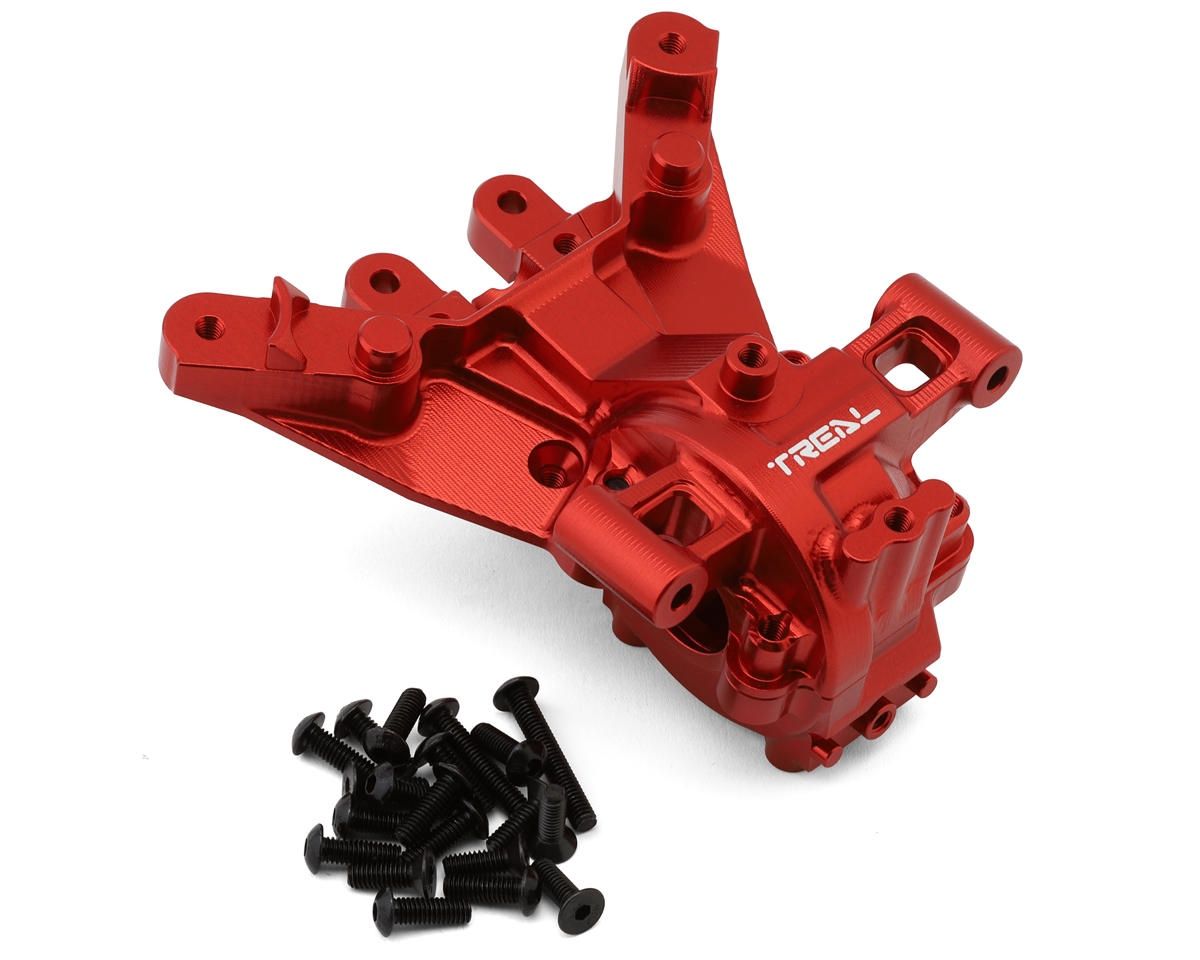Treal Hobby Aluminum Front Gearbox Set for Traxxas® Maxx® Slash® (Red), Variant: TLHTMAXXSLASH-32