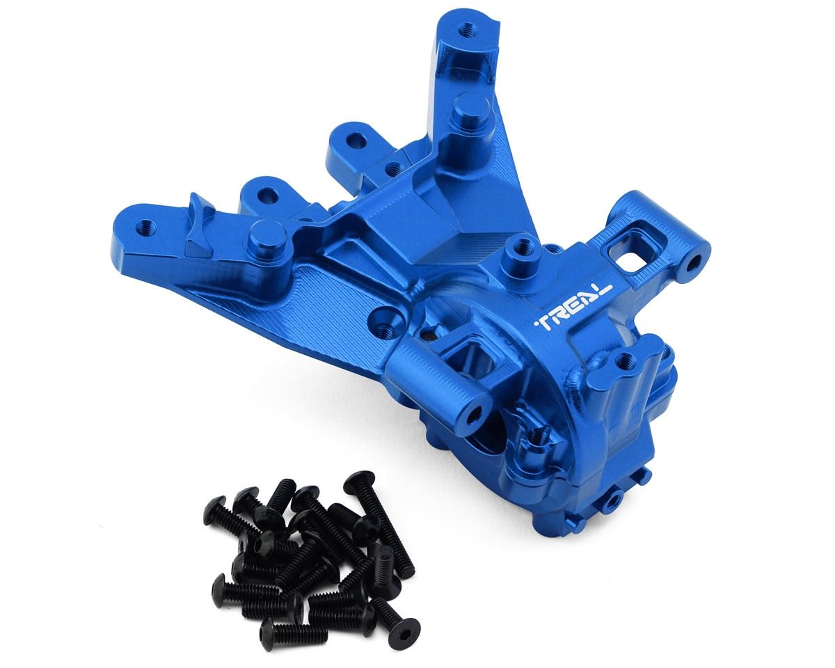Treal Hobby Aluminum Front Gearbox Set for Traxxas® Maxx® Slash® (Blue), Variant: TLHTMAXXSLASH-30