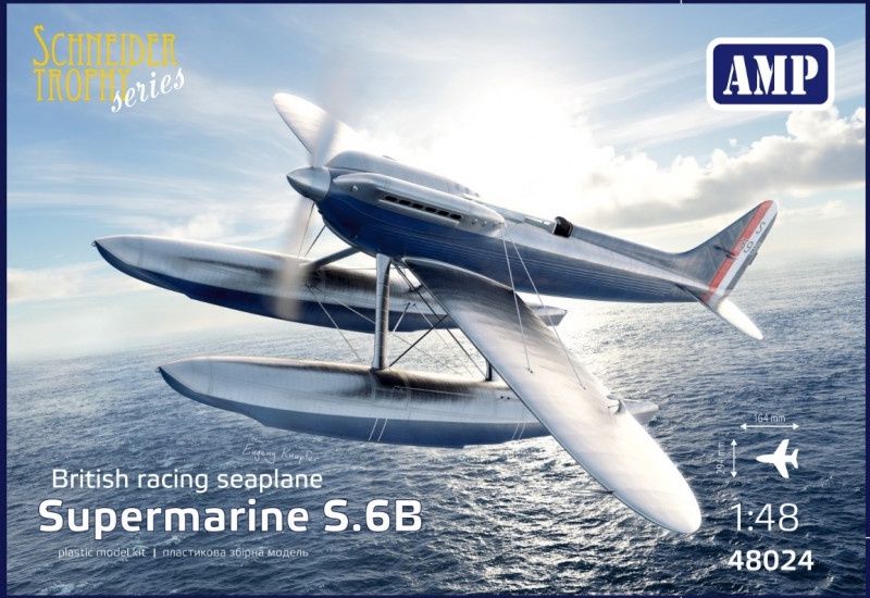 Amp Kits 1/48 Supermarine S6B Uk Racing Seaplane, Variant: APK48024