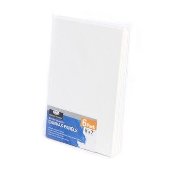 Royal Brush 6pk 5 x 7 Panel Value, Variant: RBMCNVB-57-6