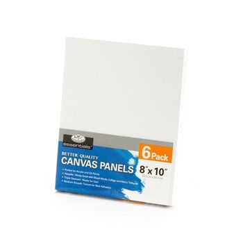 Royal Brush 6pk 8 x 10 Panel Value, Variant: RBMCNVB-810-6