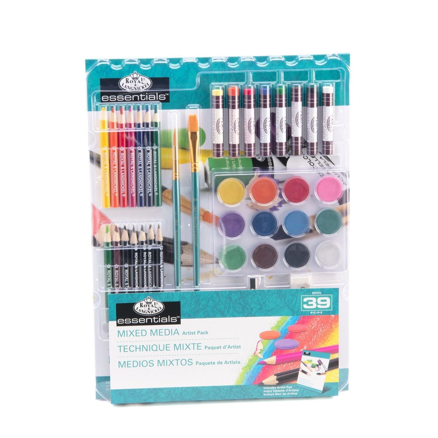 Royal Brush Mixed Media Artist Pack 9 x 12