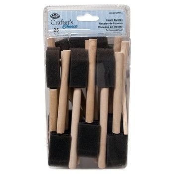 Royal Brush 25 Pack Foam Brushes, Variant: RBMRFOMW-25 PACK