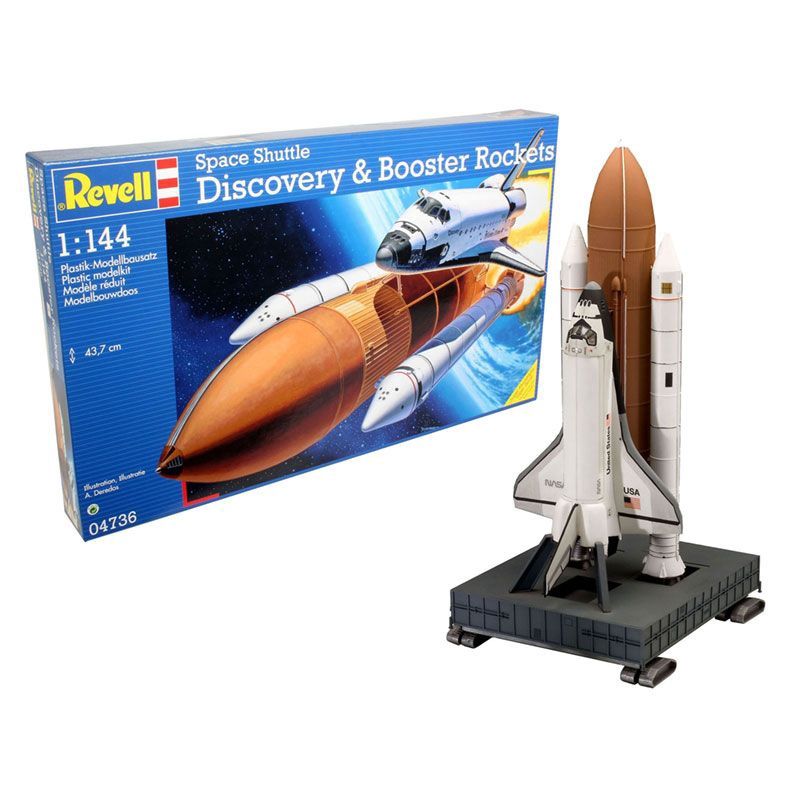 Revell-Germany 1/144 SHUTTLE DISCOVERY W/BOOSTER ROCKET, Variant: RVL04736