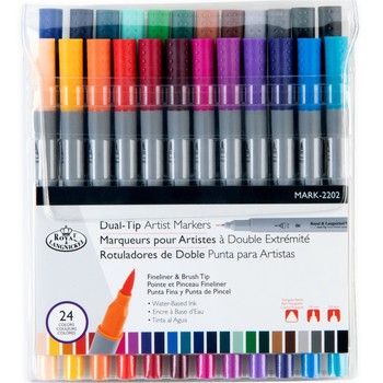 Royal Brush Dual Tip Artist markers Brush RBMMARK-2202, Variant: RBMMARK-2202