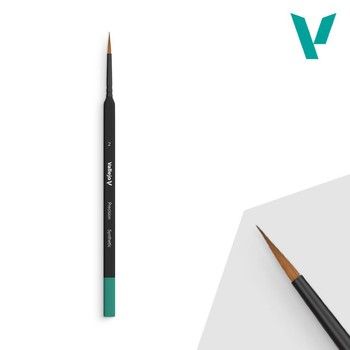 Vallejo Precision Round 2 Synthetic Brush w/triangular handle B3002, Variant: VLJB3002