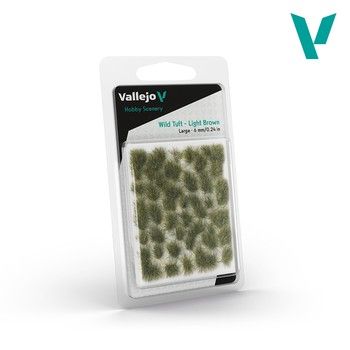 Vallejo Wild Tuft Lt Brown Large 9/20 SC418, Variant: VLJSC418