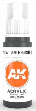 AK Interactive 3G Acrylic Anthracite Grey 17ml, Variant: AKI11167