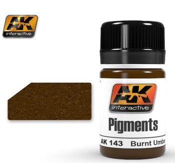 AK Interactive Burnt Umber Pigment, Variant: AKI143