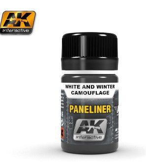 AK Interactive Paneliner For White And Winter Camouflage 35ml, Variant: AKI2074