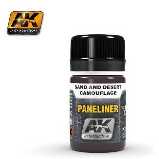 AK Interactive Paneliner For Sand And Desert Camouflage 35ml, Variant: AKI2073