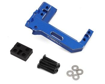 Treal Hobby H10 Optic Aluminum Servo Mount (Blue), Variant: TLHVPH10-35
