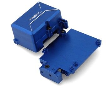 Treal Hobby Losi® LMT 2.0 Aluminum LCG Electronics Tray &amp; Mount Set (Blue), Variant: TLHTLMT-182