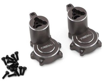 Treal Hobby Redcat Gen9 Aluminum Rear Hubs/Inner Portal Covers (Titanium) (2), Variant: TLHTGEN9-13