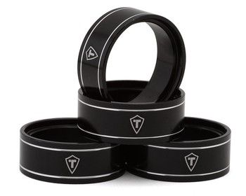 Treal Hobby TREAL Aluminum Center Rings 12mm Width for 1.0 Beadlock Wheels (4), Variant: TLHTSCX24-269
