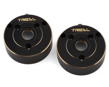 Treal Hobby Vanquish VRD/VS4-10 Brass Rear Portal Covers (87.05g ea), Variant: TLHVPVRD-03