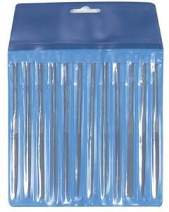 Excel Assorted Steel Needle File Set (12) (Cut #2) (5.5"), Variant: EXL55607