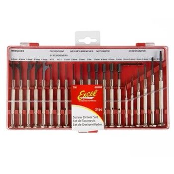 Excel Mini Tool Set (21) w/Nut Drivers, Wrenches &amp; Screwdrivers, Variant: EXL60008