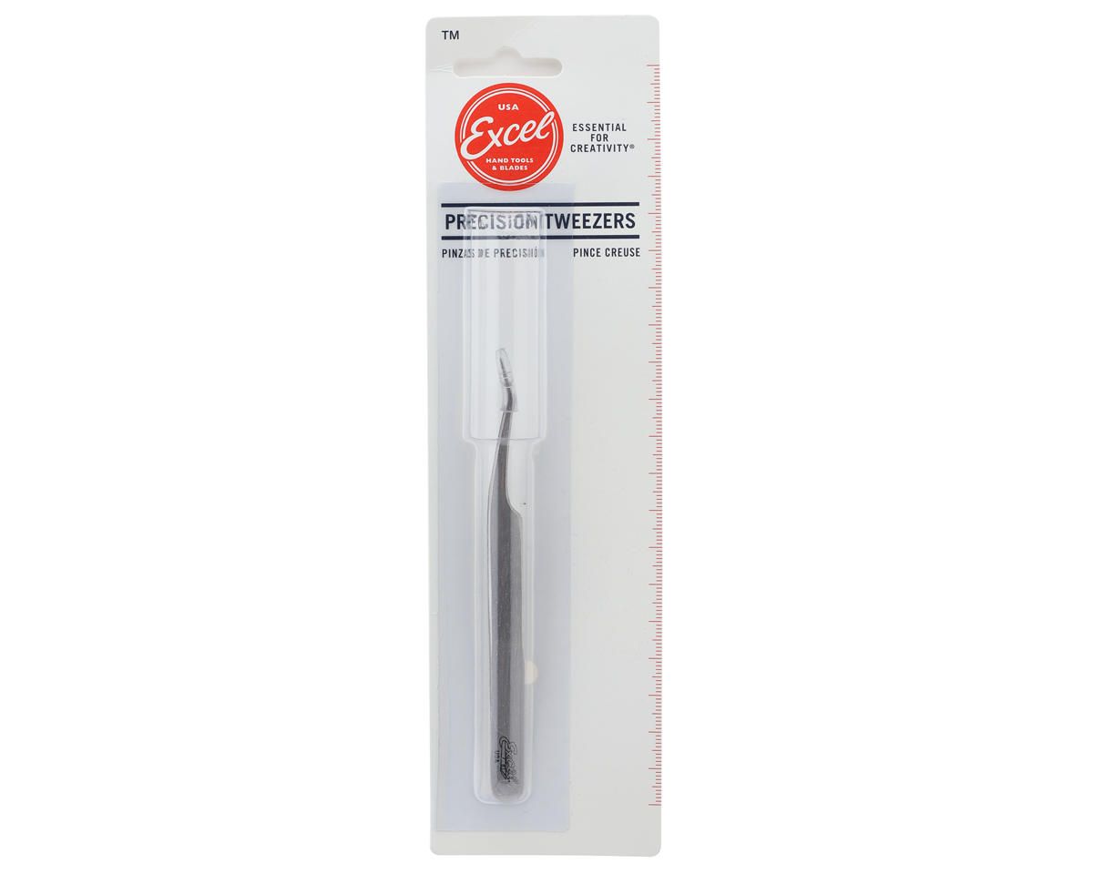 Excel Slant Point Tweezers (Silver), Variant: EXL30417