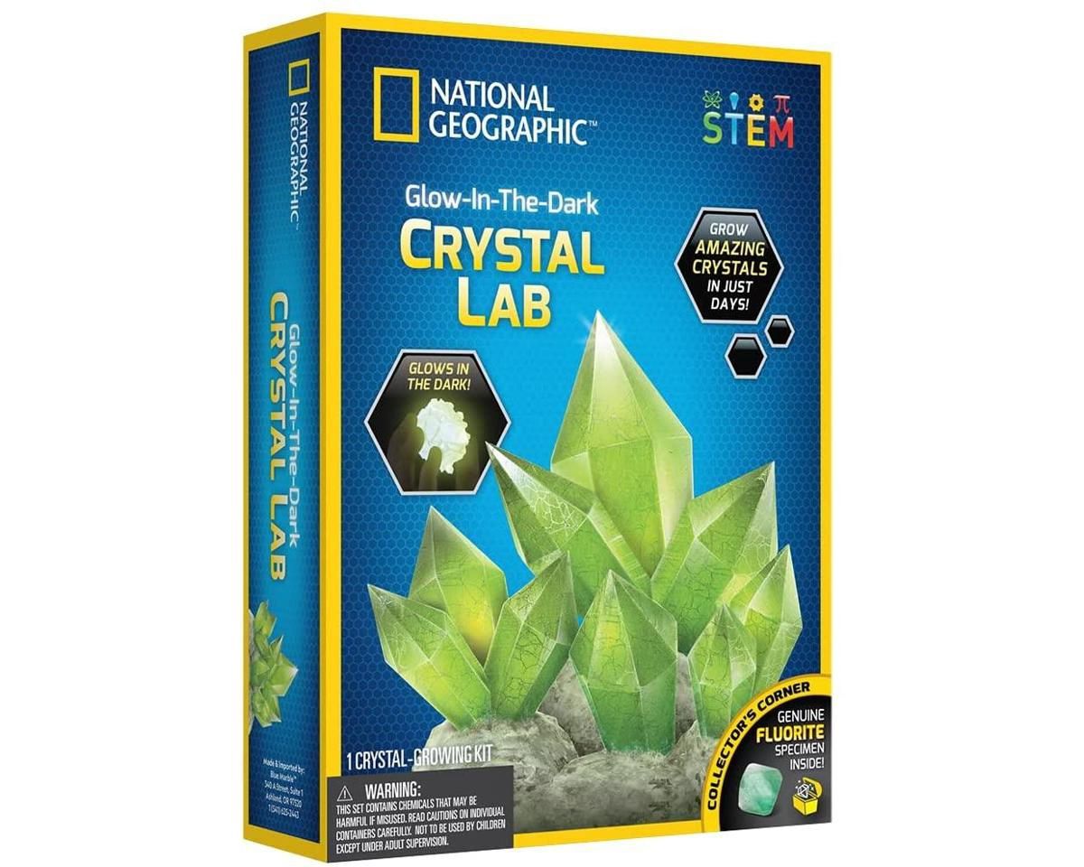 Blue Marble Glow-In-The-Dark Crystal Growing Kit, Variant: DWDRTNGGIDCRYS