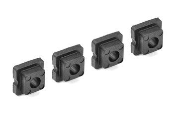 Corally Bushings Set - For 4mm Shock Tower - Through hole - 0 Deg -, Variant: COR00180-736