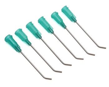 Raceform Metal Angled Tire Gluing Nozzle (Green - for Medium Thick CA) (6), Variant: RFM20171010TGNMATM