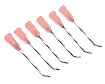 Raceform Metal Angled Tire Gluing Nozzle (Pink - for Water Thin CA) (6), Variant: RFM20171010TGNMATS