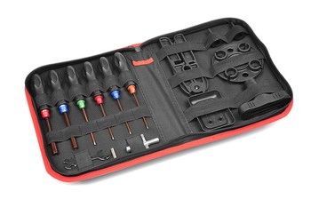 Corally RC Car Tool Set - Includes. Tool Bag - 16pcs Total, Variant: COR16250