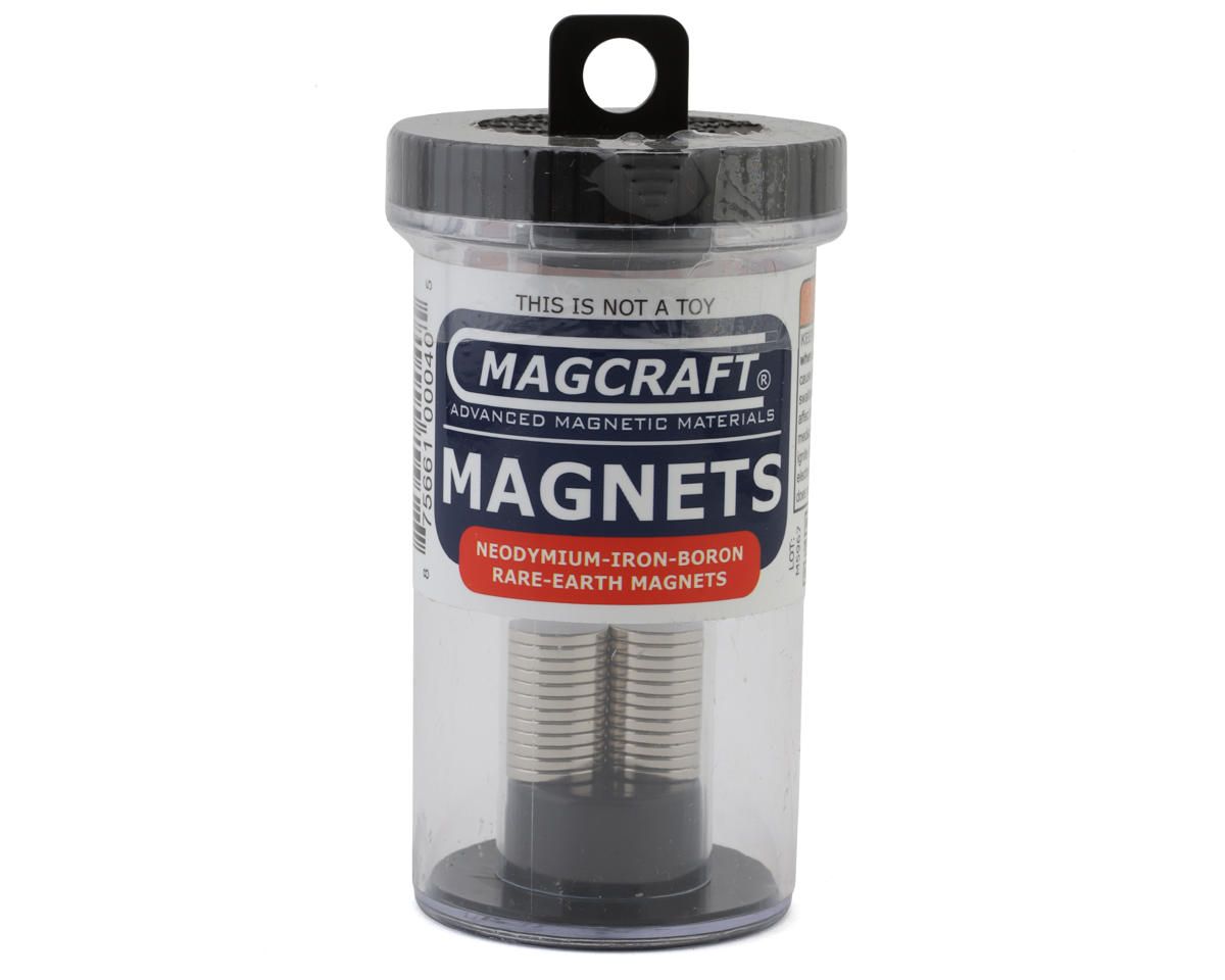 Magcraft National Imports / Magcraft Rare Earth Magnets Flat Disc Magnets (24), Variant: NSN0640