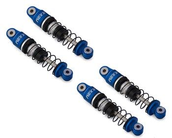 NEXX Racing SCX24 36mm Aluminum Oil-Filled Threaded Shocks (Blue) (4), Variant: NX-405-BLU