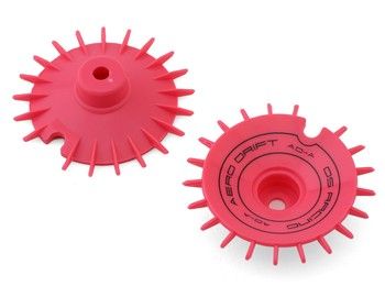 DS Racing Sloped Aero Drift Wheel Cover (Flu Pink) (2) (Drift Element Wheels), Variant: DSC-AD-AFP-BF