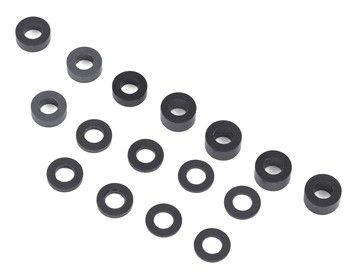 175RC Associated DR10M Ball Stud Spacer Kit (Grey) (16), Variant: 175-18309