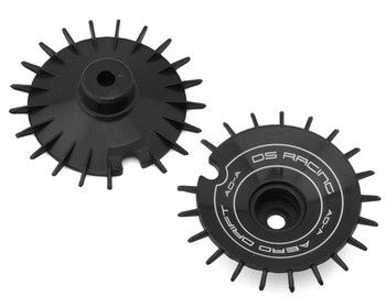 DS Racing Sloped Aero Drift Wheel Cover (Black) (2) (Drift Element Wheels), Variant: DSC-AD-AB-WF
