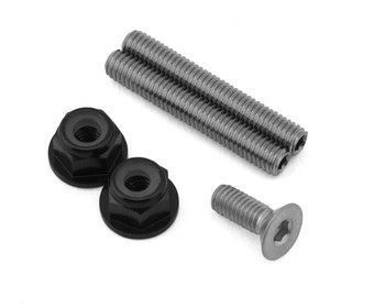 175RC Mugen MSB1 Stainless Steel "Ti-Look" Lower Arm Studs Set 175-18552, Variant: 175-18552