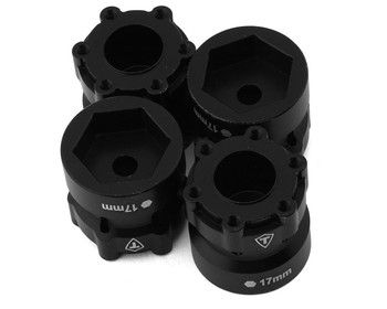 Treal Hobby 2.6" Monster Truck Wheel 17mm Hex Adapters (Black) (4), Variant: TLHTWHEEL-155