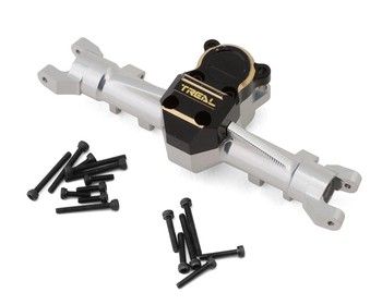 Treal Hobby Axial SCX24 Aluminum Front Axle w/Brass Differential Cover TLHTSCX24-19, Variant: TLHTSCX24-19