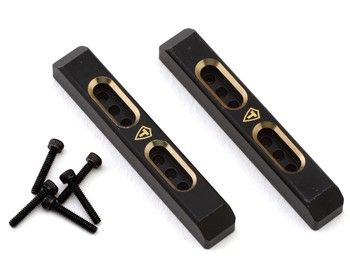 Treal Hobby Axial SCX24 Brass Boulder Bars (Black) (2) (7.9g), Variant: TLHTSCX24-78