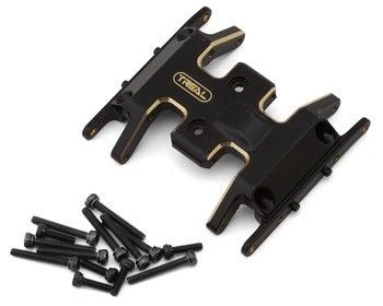 Treal Hobby Axial SCX24 Brass Skid Plate (Black) (13.9g), Variant: TLHTSCX24-182