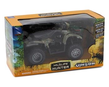New Ray Wild Life Hunter 1/12 Suzuki Vinson 500 4x4 Quad Runner ATV Model, Variant: NRY42903AS