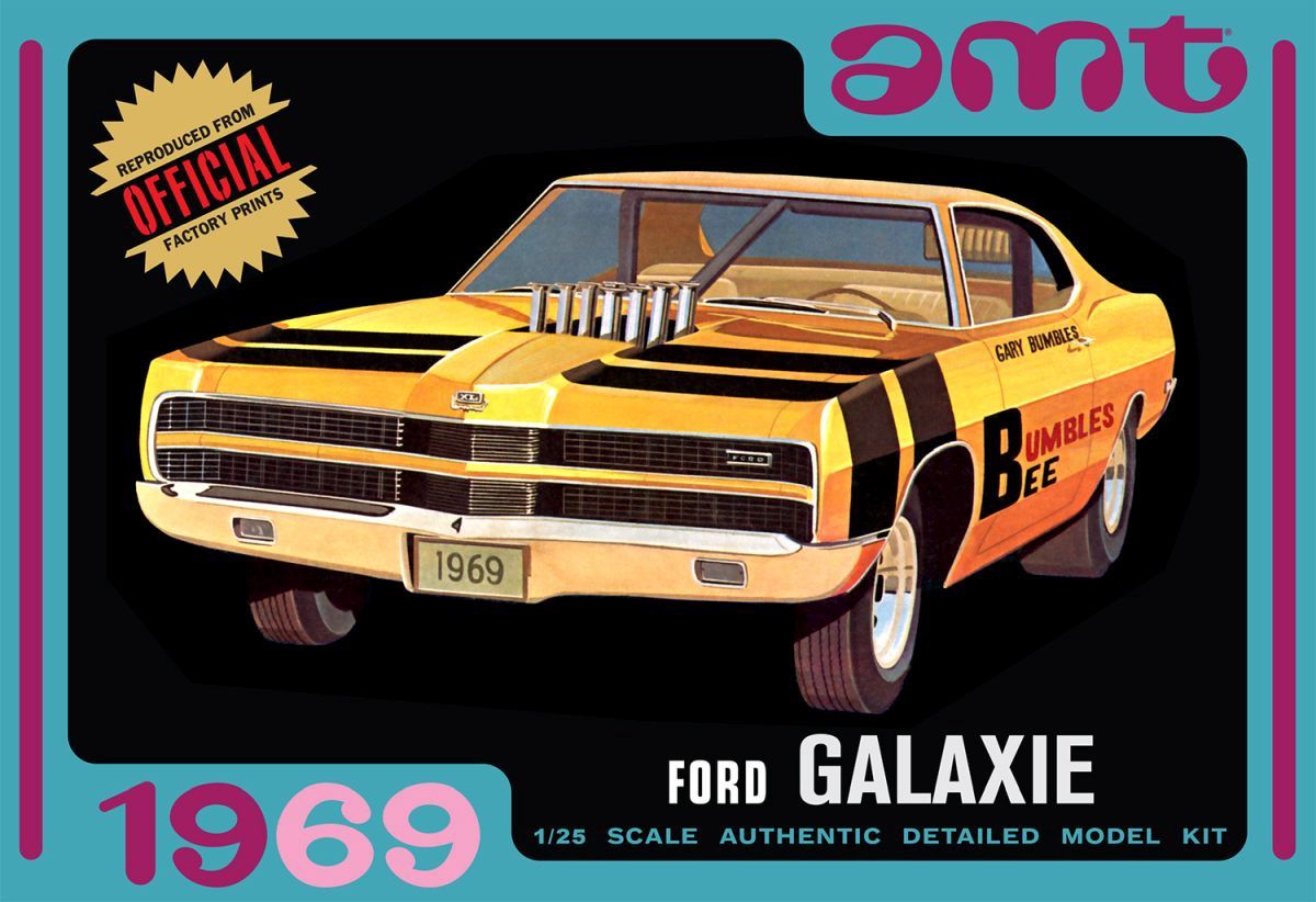 AMT 1/25 1969 Ford Galaxie Hardtop Model Kit