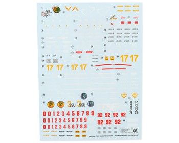 G-Rework MG RGM-79SC GM Sniper Custom Gundam Waterslide Decal Sheet, Variant: GPTCD-M199