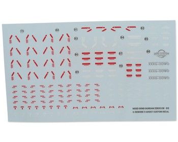 GUNPRIMER G-Rework MGSD Wing Gundam Zero EW Waterslide Decal Sheets (2), Variant: GPTCD-MS03