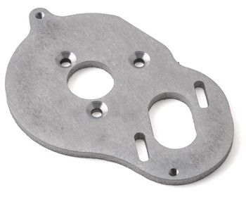 175RC RB10 Aluminum Motor Plate (Silver), Variant: 175-18168