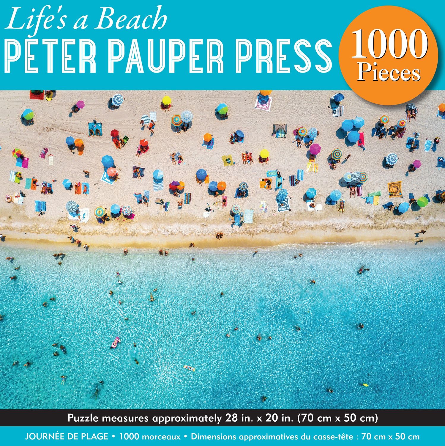 Peter Pauper Press Inc. Life's a Beach 1000 Piece Jigsaw Puzzle, Variant: PPJ334923